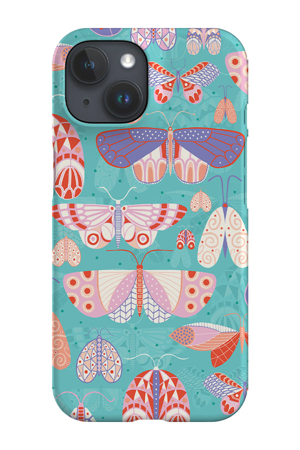 June Butterflies by Rachel Parker Phone Case (Teal) | Harper & Blake