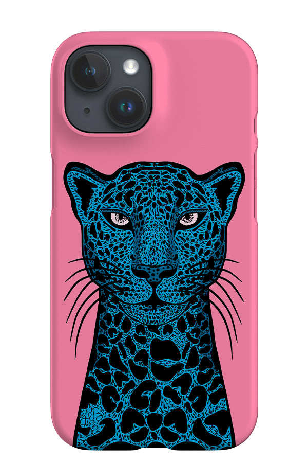 Cheetah iPhone Phone Case (Pink Blue) | Harper & Blake