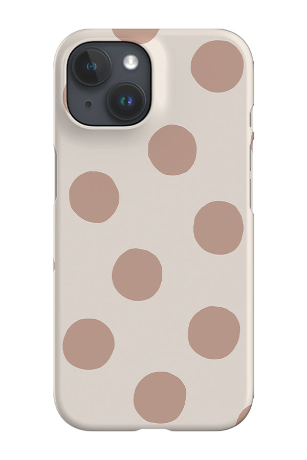 Clay Dots Phone Case (Pale Terracotta) | Harper & Blake