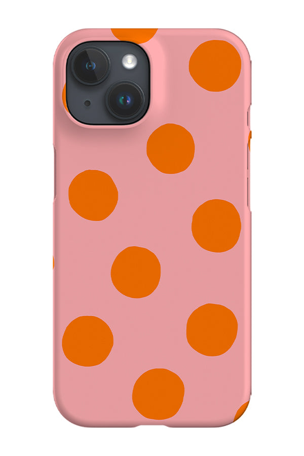 Clay Dots Phone Case (Orange Pink) | Harper & Blake