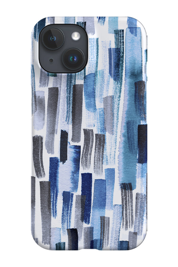 Colourful Brushstrokes By Ninola Design Phone Case (Indigo Blue) | Harper & Blake