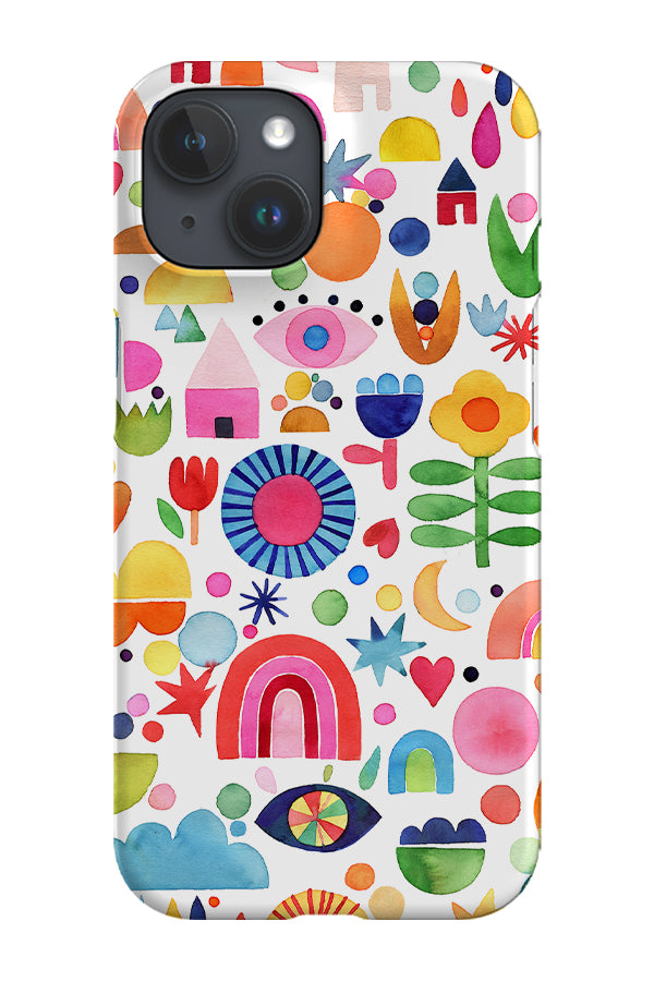 Colourful Wonderful Cute Life By Ninola Design Phone Case (Multicolour) | Harper & Blake