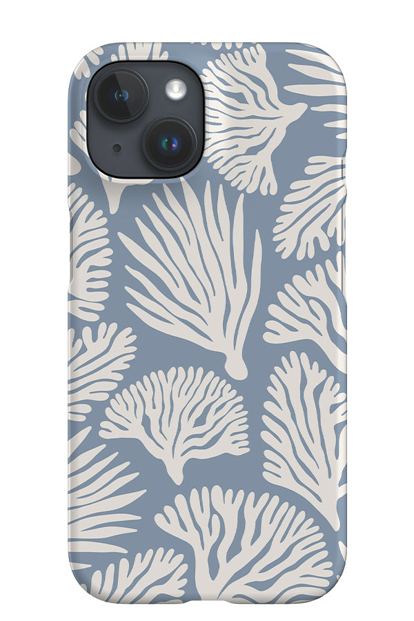 Coral Reef iPhone Phone Case (Dusty Blue) | Harper & Blake