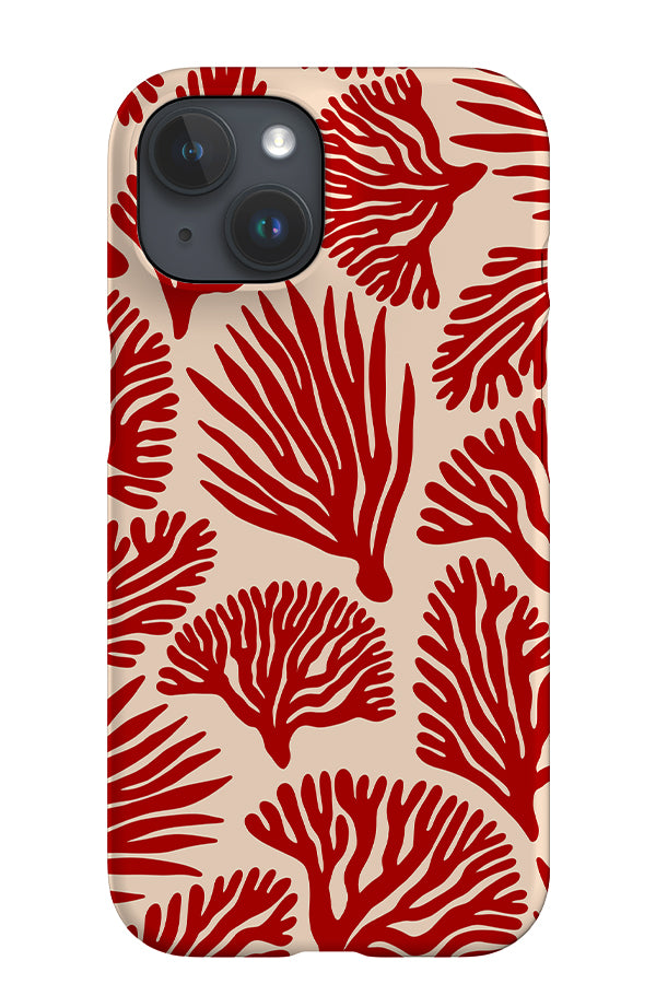Coral Reef iPhone Phone Case (Red) | Harper & Blake
