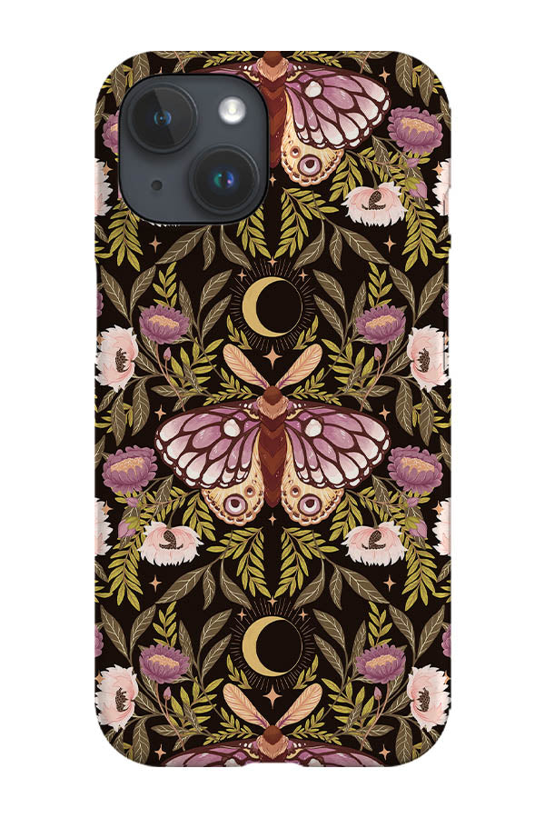 Countryside Garden Night Moth by Serena Archetti Phone Case (Black) | Harper & Blake