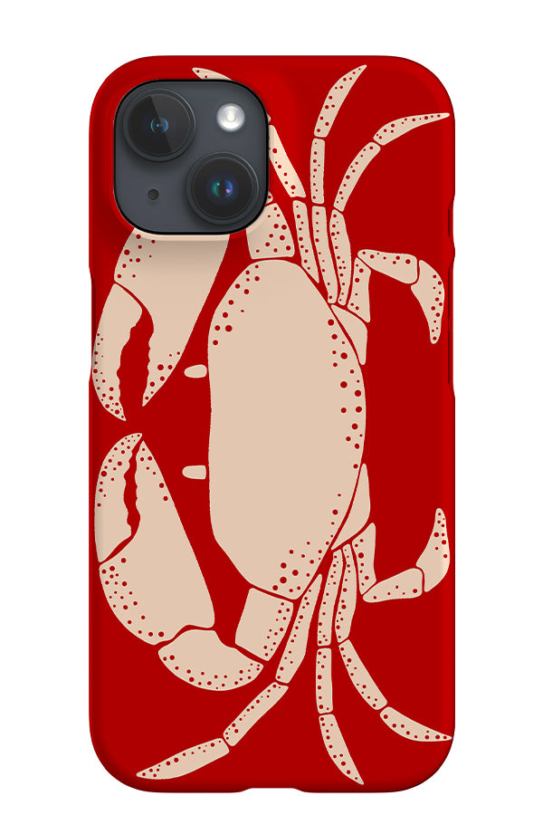Crab Placement iPhone Phone Case (Red) | Harper & Blake