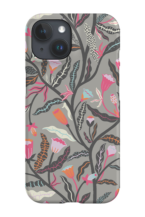 Crawling Flowers by Linn Warme Phone Case (Grey) | Harper & Blake