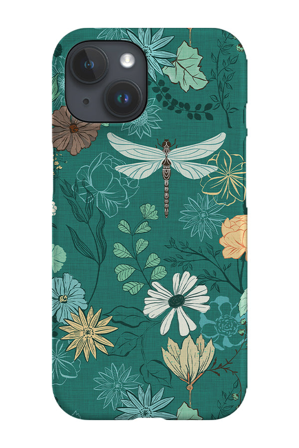 Dragonfly Floral by Michele Norris Phone Case (Green) | Harper & Blake