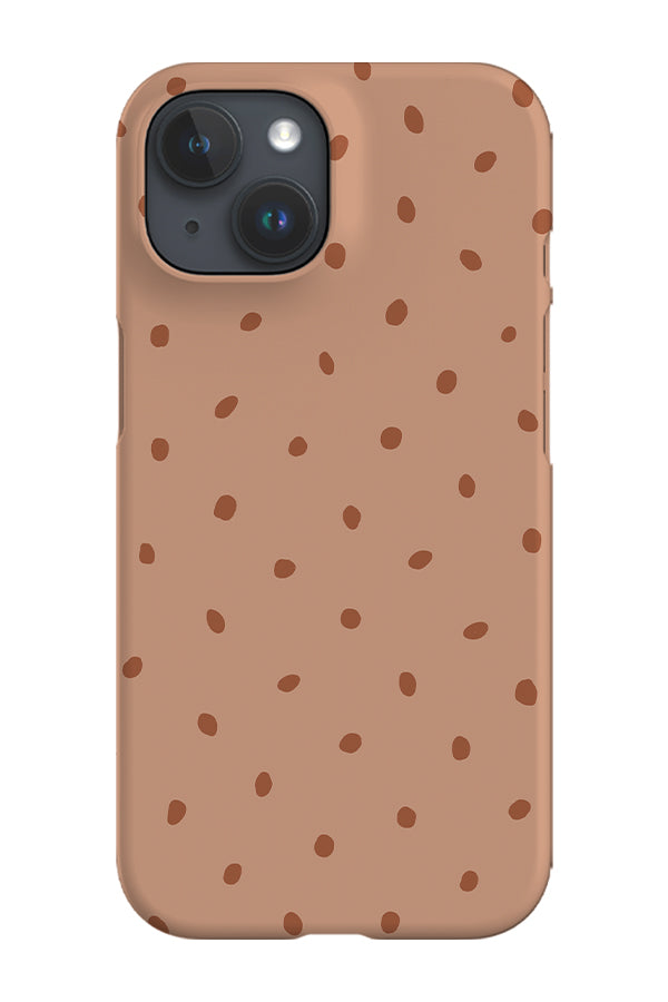 Drift Dots Phone Case (Clay Terracotta) | Harper & Blake