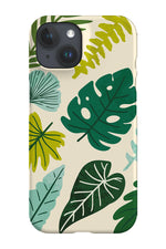 Exotic Leaves By Maria Galybina Phone Case