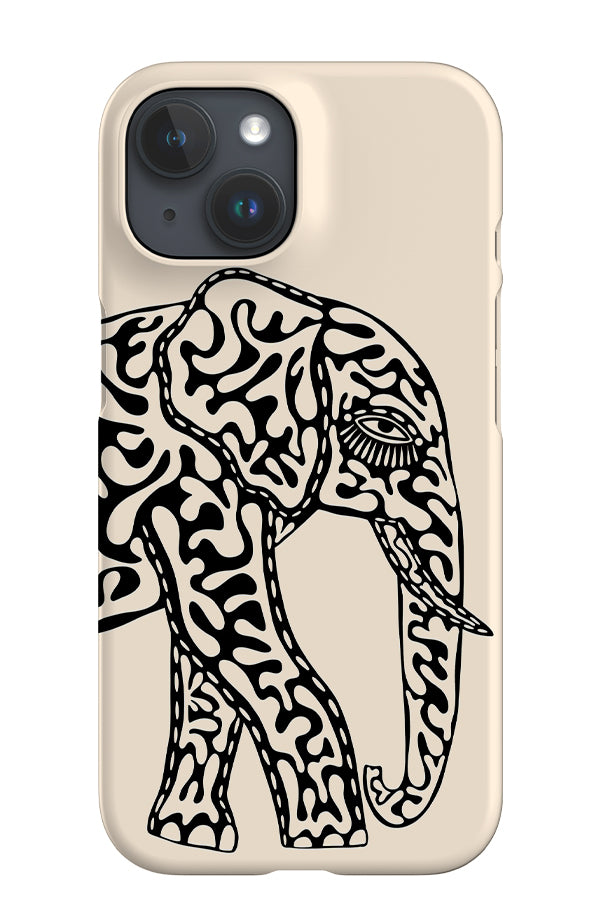 Elephant iPhone Phone Case (Black & White) | Harper & Blake