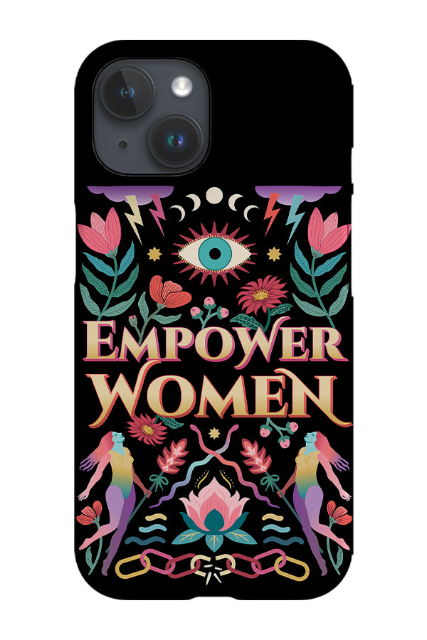 Empower Women by Misentangledvision Phone Case (Black)