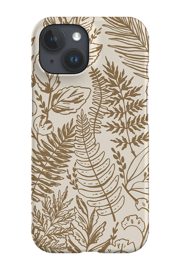 Ferns By Maria Galybina Phone Case (Beige)