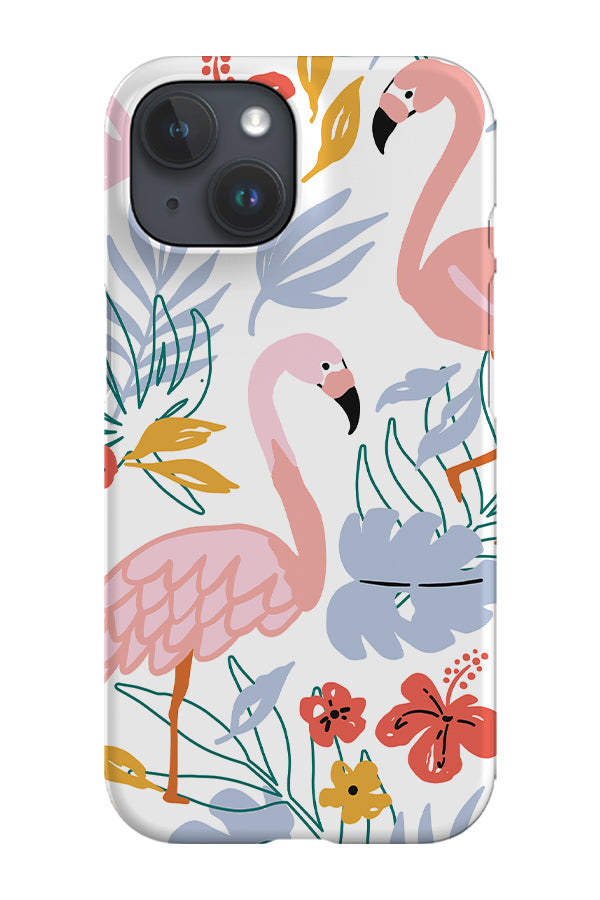 Flamingos By Maria Galybina Phone Case