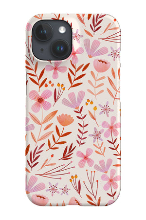 Fall Blooms by Tati Abaure Phone Case (Beige) | Harper & Blake