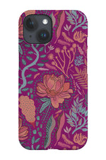 Fall Rose By Nina Leth Phone Case (Purple)