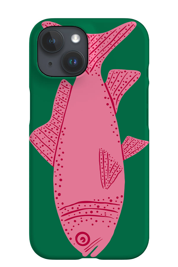 Fish iPhone Phone Case (Green Pink) | Harper & Blake