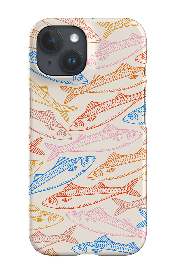 Fish Scatter iPhone Phone Case (Bright) | Harper & Blake