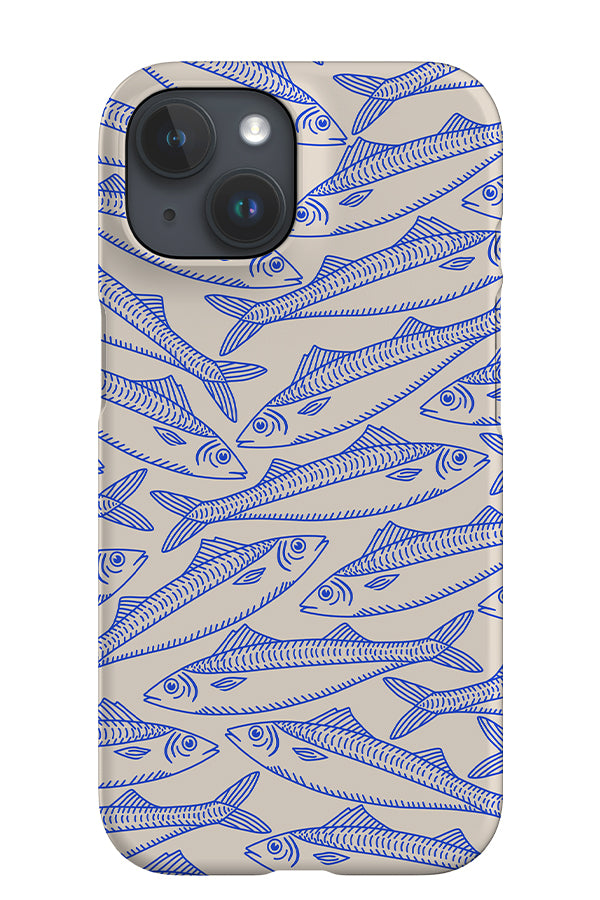 Fish Scatter iPhone Phone Case (Off-White) | Harper & Blake
