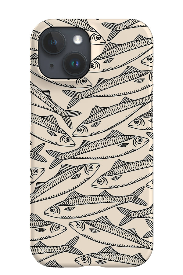 Fish Scatter iPhone Phone Case (White) | Harper & Blake