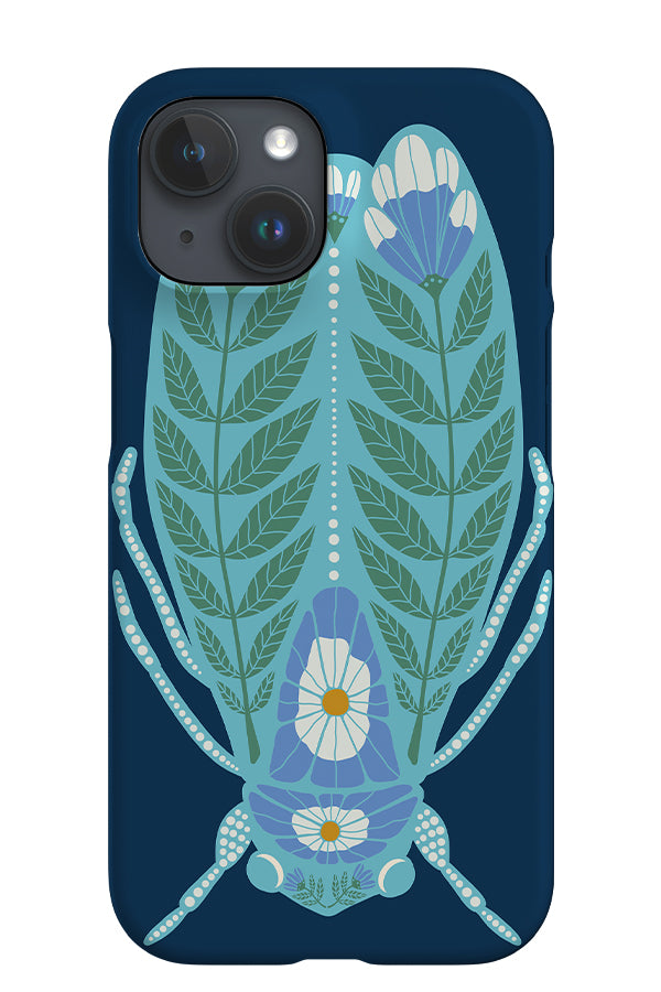 Floral Bug iPhone Phone Case (Navy) | Harper & Blake