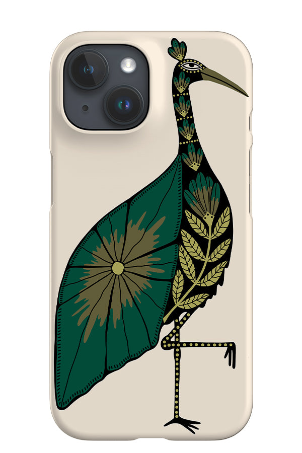 Floral Flamingo iPhone Phone Case (Greens) | Harper & Blake