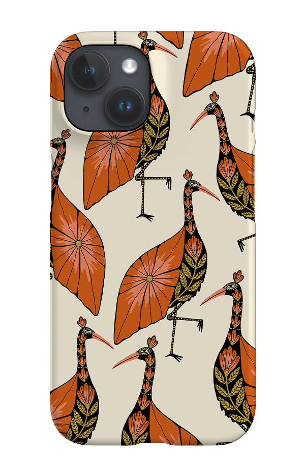 Floral Flamingo Scatter iPhone Phone Case (Off-White) | Harper & Blake