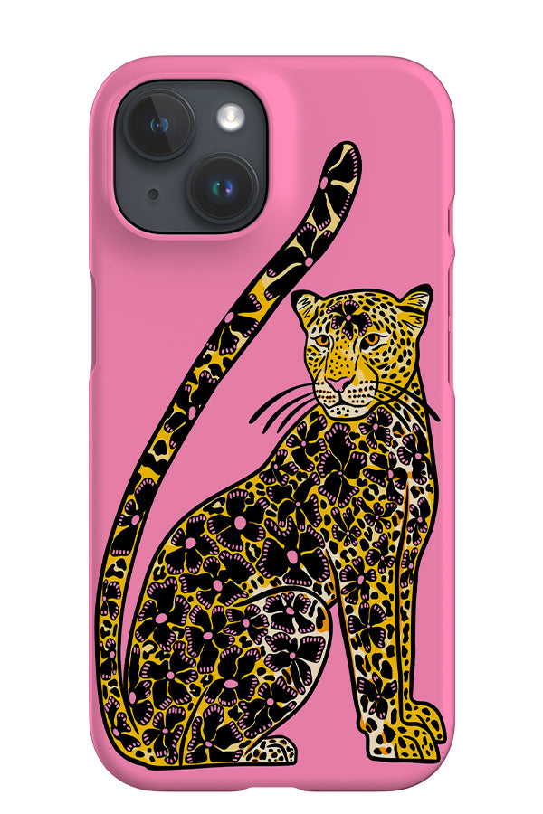 Floral Leopard iPhone Phone Case (Pink Yellow) | Harper & Blake