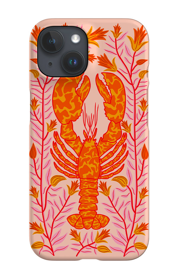 Floral Lobster iPhone Phone Case (Peach Pink) | Harper & Blake