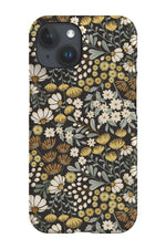Floral Wilderness Garden by Garabateo Phone Case (Grey)