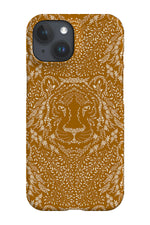 Floral Tiger by Denes Anna Design Phone Case (Burnt Sienna)