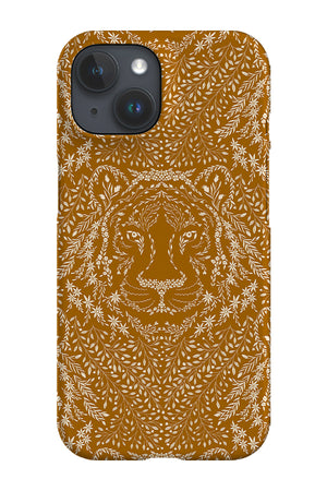 Floral Tiger by Denes Anna Design Phone Case (Burnt Sienna) | Harper & Blake