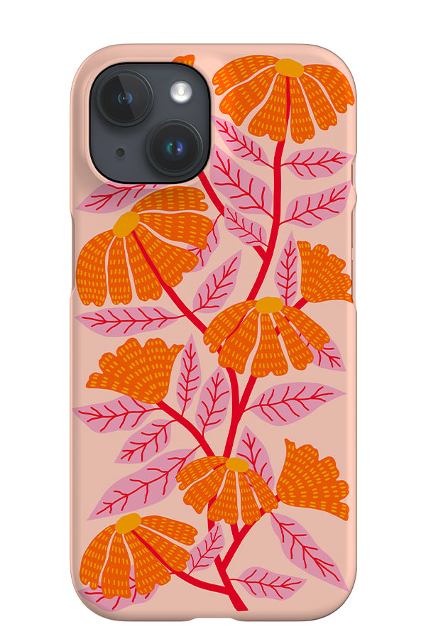 Florals iPhone Phone Case (Peach & Pinks) | Harper & Blake