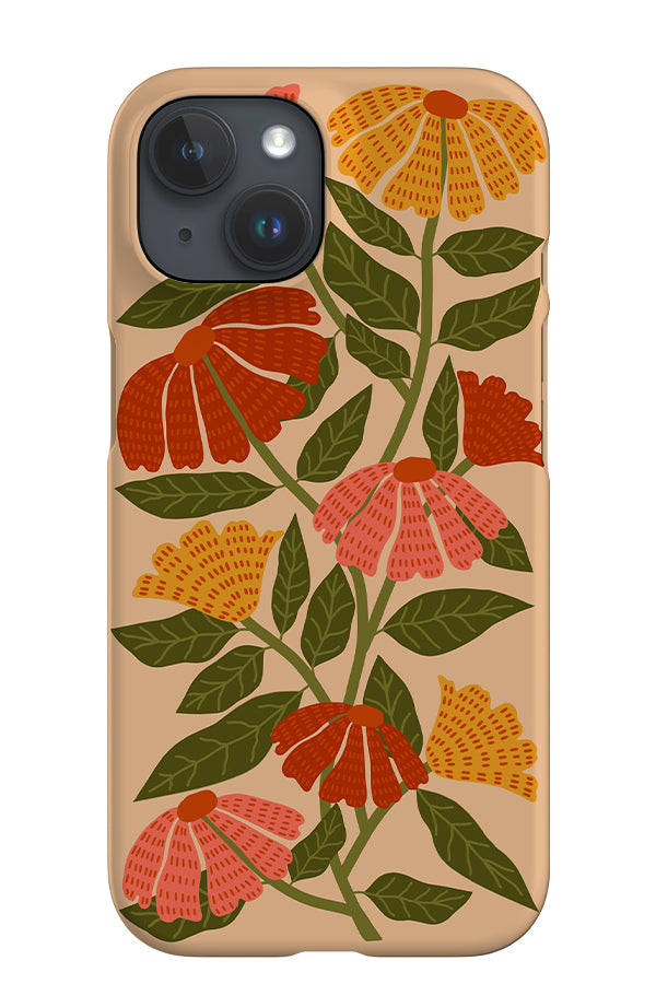 Florals iPhone Phone Case (Peach) | Harper & Blake