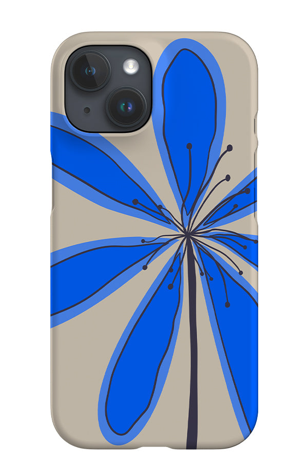Flower Oversized Placement iPhone Phone Case (Off-White) | Harper & Blake