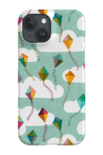 Flying Kites by Cecilia Mok Phone Case (Blue)