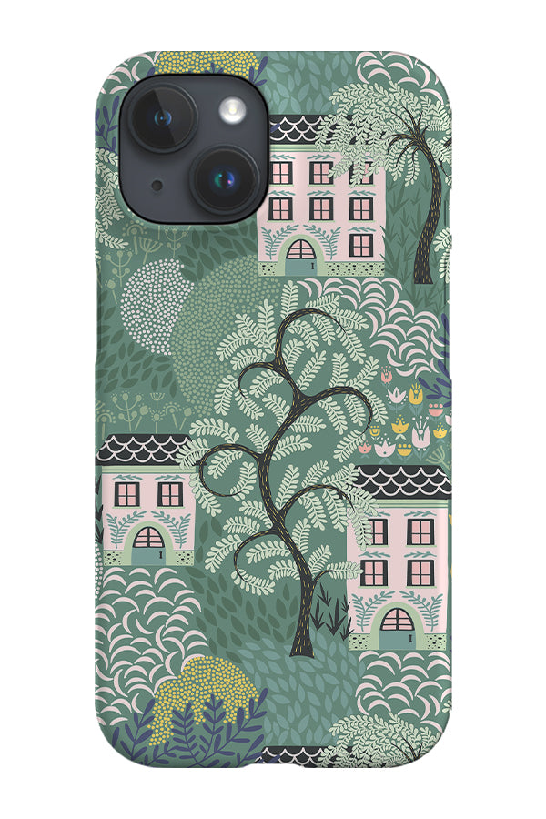 From My Window by Garabateo Phone Case (Green) | Harper & Blake