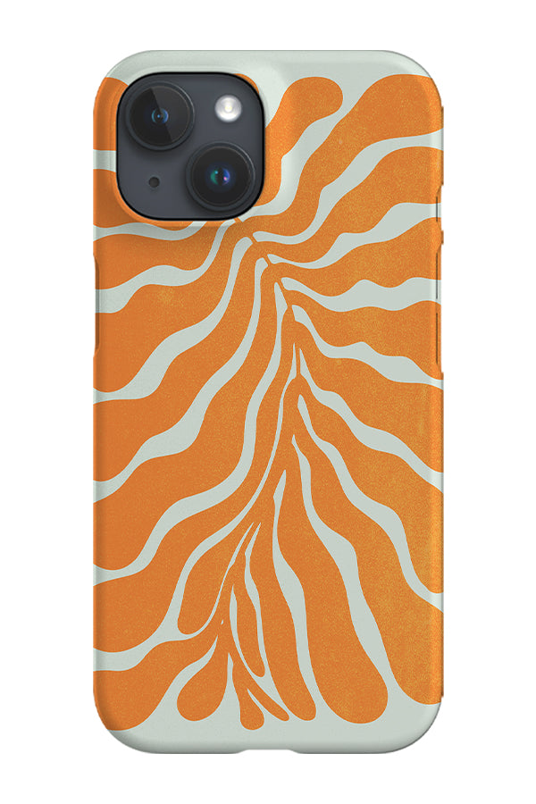 Frozen Sunrise Ferns By Ayeyokp Phone Case (Blue) | Harper & Blake