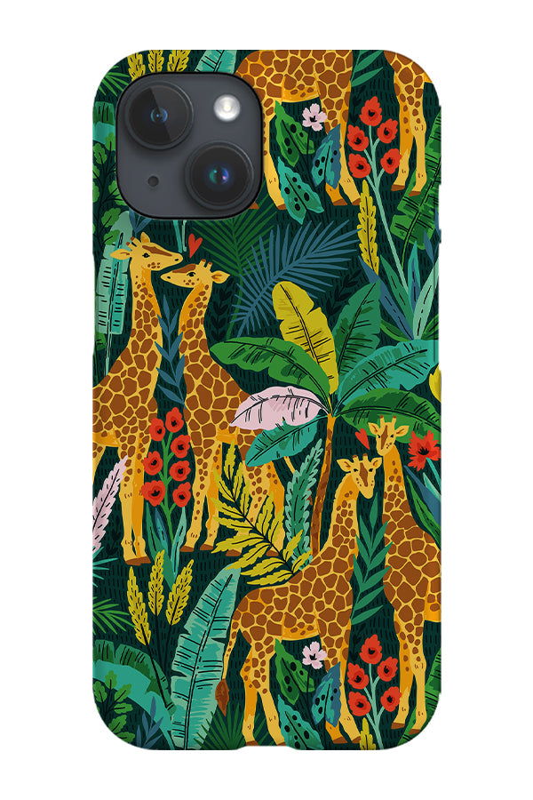 Giraffes By Maria Galybina Phone Case (Dark) | Harper & Blake