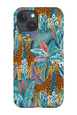 Giraffes By Maria Galybina Phone Case (Turquoise)