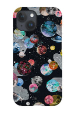 Galaxy Space Planets By Ninola Design Phone Case (Black)
