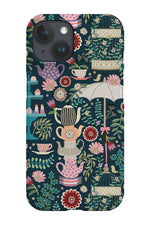 Garden Party by Misentangledvision Phone Case (Green)