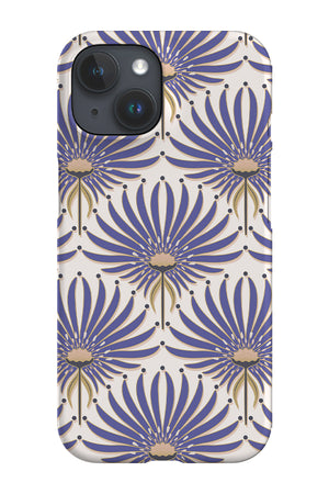 Geometric Flower by Garabateo Phone Case (Very Peri) | Harper & Blake