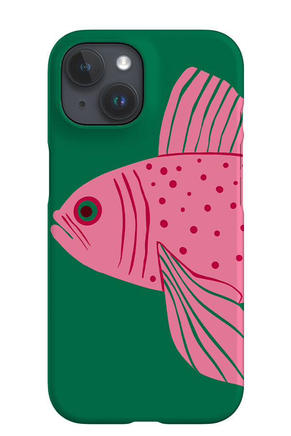 Goldfish iPhone Phone Case (Green) | Harper & Blake