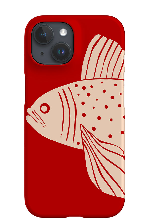 Goldfish iPhone Phone Case (Red) | Harper & Blake