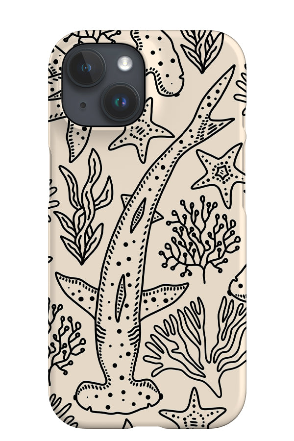 Hammerhead Shark iPhone Phone Case (White) | Harper & Blake