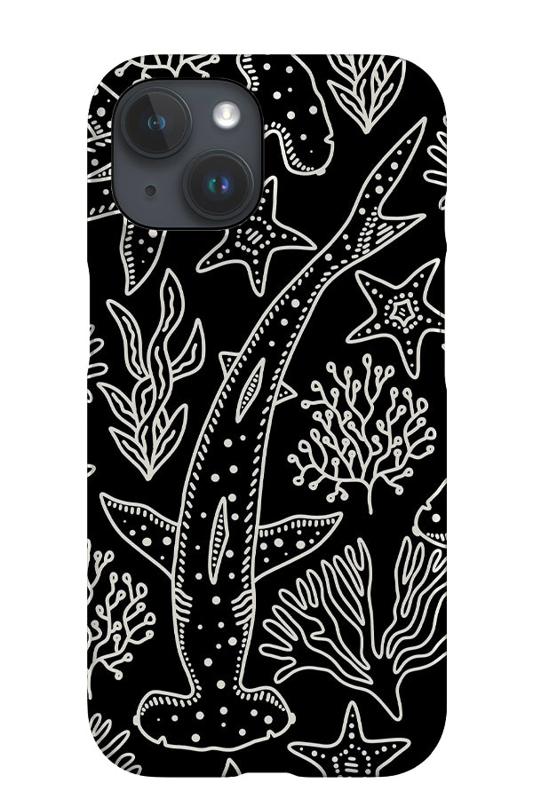 Hammerhead Shark iPhone Phone Case (Black) | Harper & Blake