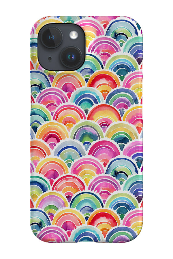Happy Colourful Summer Rainbow Scales By Ninola Design Phone Case (Multicolour) | Harper & Blake