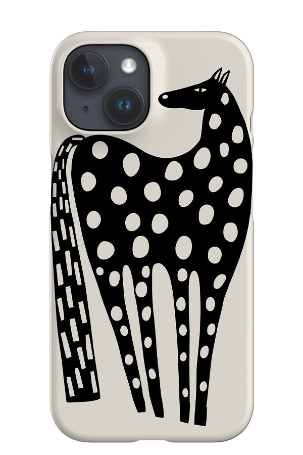 Horse iPhone Phone Case (Black & White) | Harper & Blake
