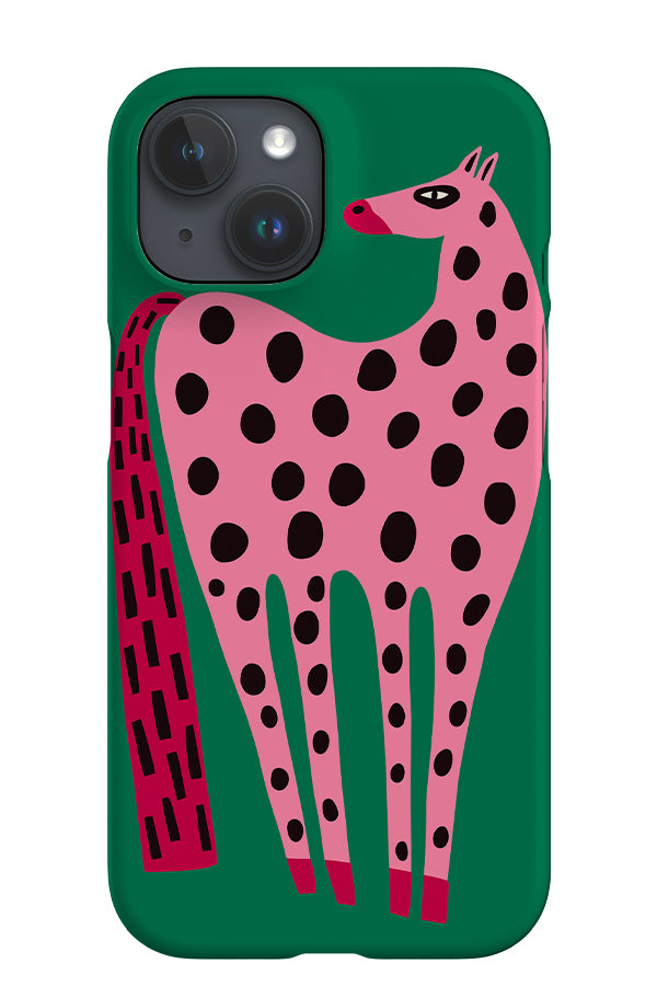 Horse iPhone Phone Case (Green Pink) | Harper & Blake